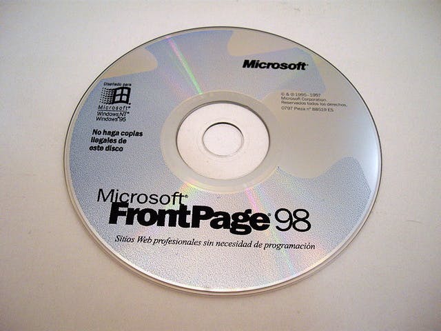 Windows FrontPage CD Rom